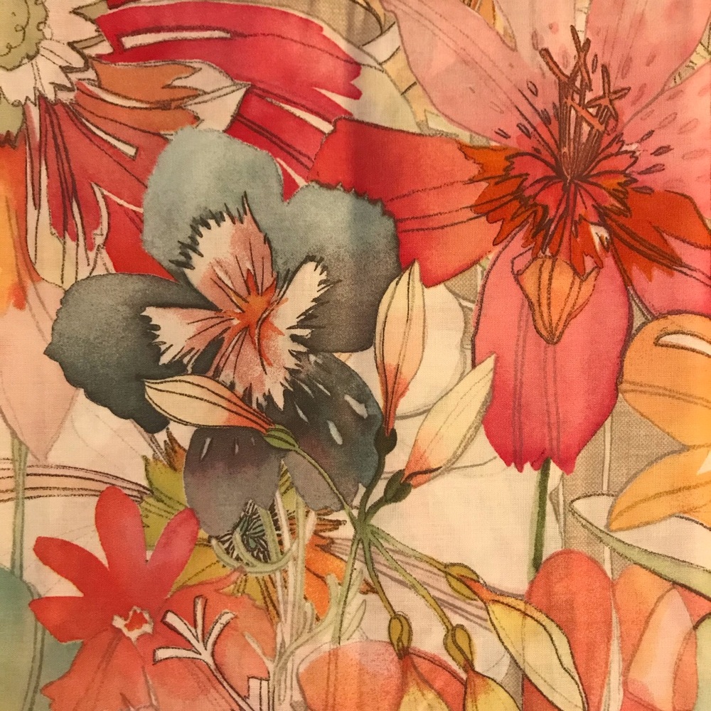 Zara Home standard floral print pillowcase - Picture 3 of 6